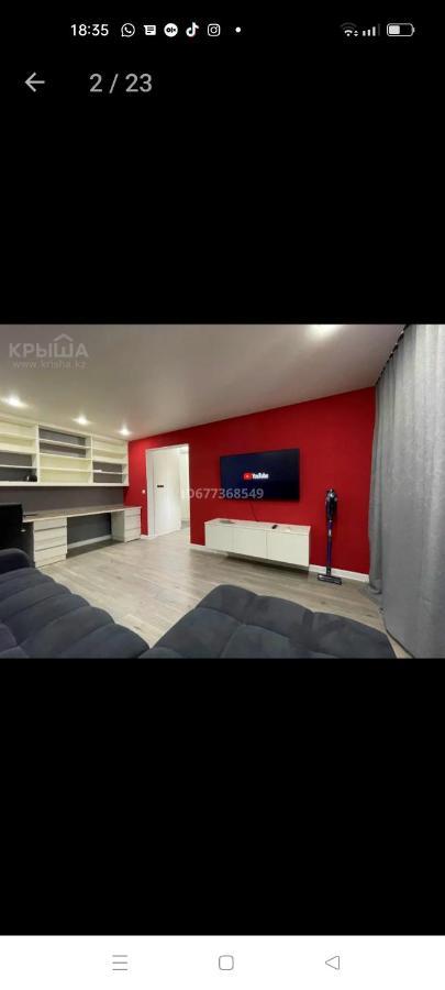 Двухкомнатная Квартира В Самом Центре Актобе Eksteriør bilde